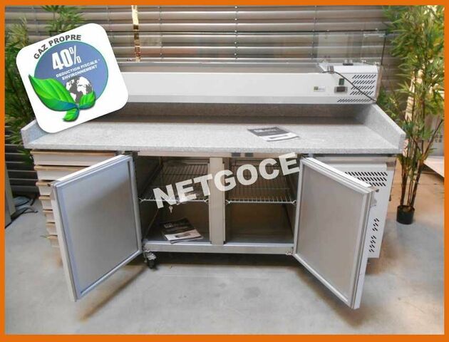 Table pizza 7 tiroirs + saladette NETGOCE