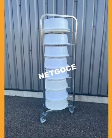 OCCASION chariot inox 600x800 complet