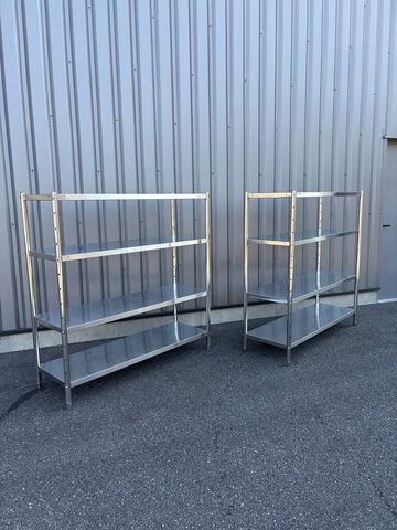 Etagères de stockage inox Netgoce