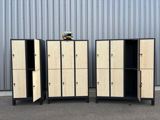 Lot blocs vestiaires 18 casiers Netgoce