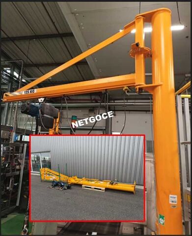 Occasion Potence sur fût + palan Netgoce