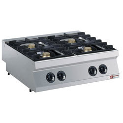 Cuisiniere 4 feux gaz -top