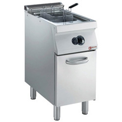 Friteuse gaz cuve "y" , bruleurs ext + meuble