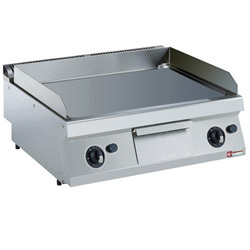 Plaque de cuisson gaz lisse chrome - top