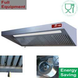 Hotte complete (8/9t-2500 m3/h) 120 pa