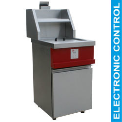 Friteuse gaz electroniique - 1 cuve ronde