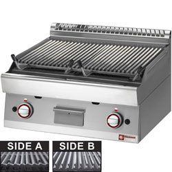 Grill pierre de lave 1/1 module-grille en