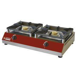 Rechaud de table 2 feux vifs gaz (2x 5 kw)