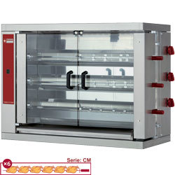 Rotissoire gaz 3 broches (18poulets)