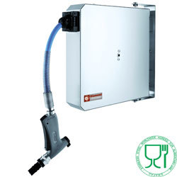 Poste de nettoyage, enrouleur automatique 6m