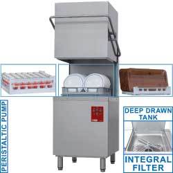 Lave-vaisselle a capot, panier 500 x 500 mm