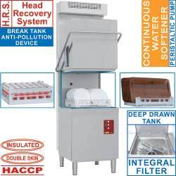 Lave-vais. a capot + cond.-recup.vap