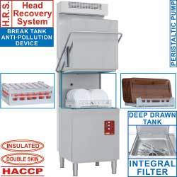 Lave-vais. a capot + cond.-recup.vap