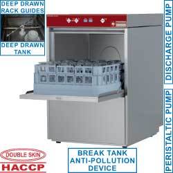 Lave-verres panier 400x400 mm + break tank