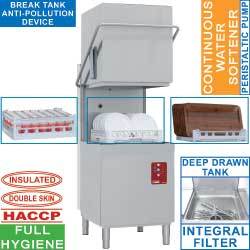 Lave vaiss. a capot - p. 500x500mm "full hyg