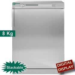 Seche-linge "inox-titanium" , av.decharge 8kg