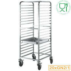 Echelles a platines 20xgn 2/1 - espace 75mm