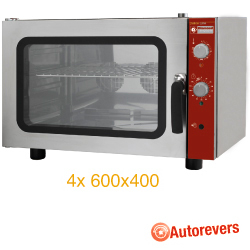 Four a convection electrique 4x 600x400 mm