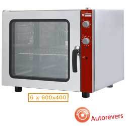 Four conv. elec. humid. man. 6x 600x400 mm