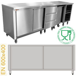Module patisserie armoire 2 portes couliss
