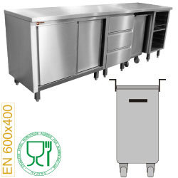 Module patisserie tremie 125l sur roulette