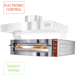 Four electrique 1 chambre 9 pizzas ø 350 mm